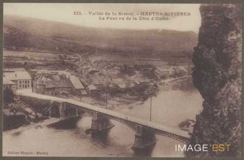 Pont enjambant la rivière Semoy ou La Semois (Les-Hautes-Rivières)